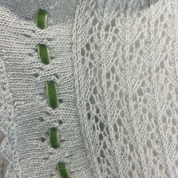 Anne Klein scarf Angora blend light green - Picture 8 of 8